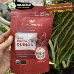 Thumbnail Hạt Diêm Mạch Quinoa 3 Màu Hữu Cơ AZTEC ORGANICS Organic Tri-Colour Quinoa 100g 250g 1kg 2