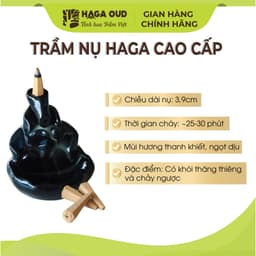 Thumbnail Nụ trầm hương Haga cao cấp, mùi hương thanh khiết ngọt dịu, dùng xông nhà, xông cửa hàng, thưởng trầm 3