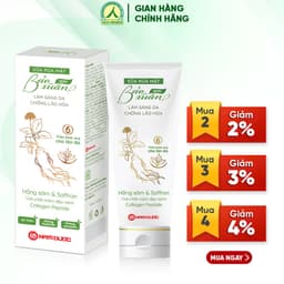Thumbnail Sữa rửa mặt thảo dược Bảo Xuân Skin làm sáng da, ngừa lão hóa 100g SRM 1