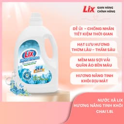 Thumbnail Nước xả Lix làm mềm vải sạch thơm hương nắng tinh khôi, nước xả vải thơm lâu Lixco Việt Nam 1