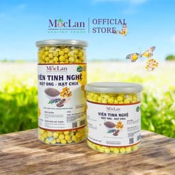 Thumbnail Viên tinh nghệ mật ong hạt chia Mộc Lan - 250g, 500g 2