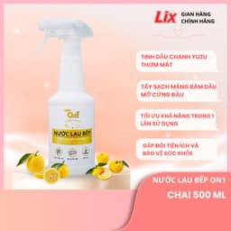 Thumbnail Combo 3 túi nước giặt Lix siêu sạch hương hoa anh đào sạch thơm tặng 1 chai nước lau bếp On1 500ml, 3C-N2503+N6701 2