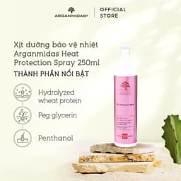 Thumbnail Xịt dưỡng bảo vệ tóc Arganmidas, Xịt dưỡng trước khi sấy và tạo kiểu, siêu dưỡng tóc hư tổn, tóc mềm mượt - 250ml 4