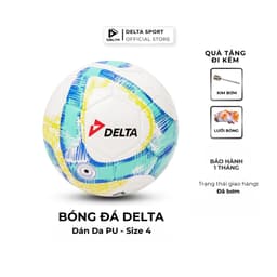 Thumbnail Bóng Đá DELTA CAMPO 4D Size 4 Dán Ép Nhiệt Da PU Chơi Trên Nhiều Loại Sân Cho Bé 9-12 Tuổi DELTACA06 1