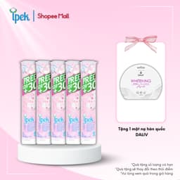 Thumbnail [Tặng 1 mặt nạ] Combo 5 gói bông tẩy trang Ipek 150 miếng ( 5 x 150 miếng) 1