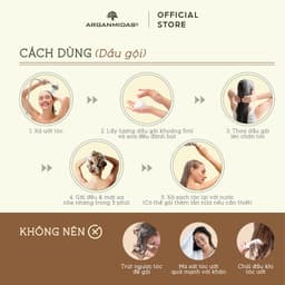 Thumbnail Dầu gội kiềm dầu tạo phồng phiên bản nâng cấp Arganmidas 450ml 3