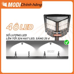 Thumbnail Đèn Năng Lượng Mặt Trời Liền Thể 80W MODI SOLAR , Đèn Led Năng Lượng Mặt Trời Cảm Biến Ánh Sáng 3