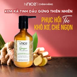 Thumbnail Kem Xả Tinh Dầu Gừng Thiên Nhiên hiNICE Ginger Conditioner Hỗ Trợ Phục Hồi Tóc Khô Xơ, Chẻ Ngọn 2