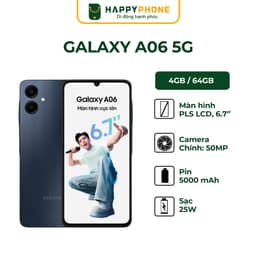 Thumbnail Điện thoại Samsung Galaxy A06 5G  - Hàng chính hãng, Mới 100%, Bảo hành 12 tháng 1