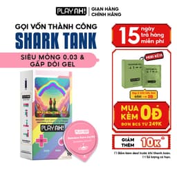 Thumbnail Bao Cao Su PlayAh Rainbow Gel 003 Hộp 3/10 Size 52mm siêu mỏng nhiều gel 2
