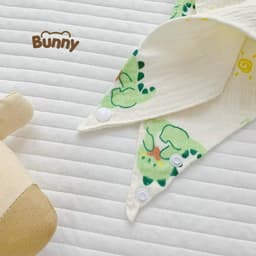 Thumbnail - Khăn yếm xô tam giác organic 6 lớp / khăn 2 cúc bấm cho Bé - Khăn yếm 3