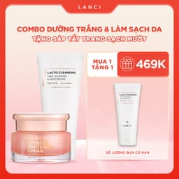 Thumbnail Bộ đôi Kem Dưỡng Trắng 50ml và Sáp Tẩy Trang 100g LANCI giúp làm sạch sâu và dưỡng trắng da 1