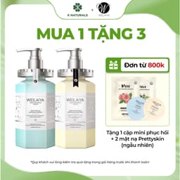 Thumbnail Cặp dầu gội xả phục hồi tóc Weilaiya chiết xuất nấm Truffle chống lão hóa da đầu 450ml/chai 1