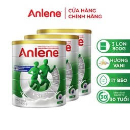 Thumbnail Combo 3 lon Sữa Bột Anlene Hương Vani 800g 3