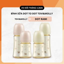 Thumbnail BÌNH SỮA TOVI AND MOLLY PPSU DOT RAMI - PHIÊN BẢN SÓC 180ml/280ml 1