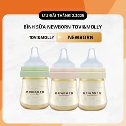 Thumbnail BÌNH SỮA TOVI AND MOLLY PPSU NEWBORN (HỒNG,XANH,KEM) - 80ML 1