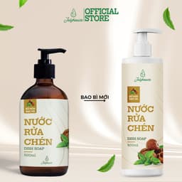 Thumbnail Nước rửa chén Julyhouse 500ml hữu cơ chiết xuất từ Bồ Hòn và tinh dầu Bạc hà khử mùi, an toàn lành tính 4
