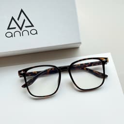 Thumbnail Gọng kính cận thời trang nam nữ ANNA dáng vuông nhựa dẻo mắt to unisex cá tính OL 27058 3
