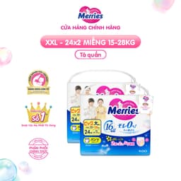 Thumbnail Combo 2 Tã/bỉm quần Merries Đủ Size M52/L44/XL38/XXL26/XXL24 4