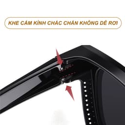 Thumbnail Kính mát phân cực đeo chồng cận, đeo ngoài gọng kính ANDU chống tia UV, siêu nhẹ dễ đeo 4