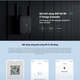 Thumbnail Thiết Bị Kích Sóng Wifi Xiaomi Mi WiFi Range Extender Pro | 2 Ăng-ten | 300Mbps | 16 Thiết Bị Cùng Lúc | BH 12 Tháng 3