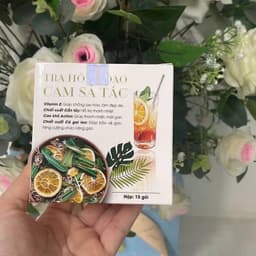 Thumbnail Trà Hồng Đào Cam Sả Tắc TM PHARMA Hỗ trợ thanh lọc cơ thể làm đẹp da hộp 15 gói 1