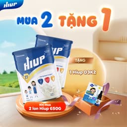 Thumbnail Combo 2 hộp HIUP tăng chiều cao cho trẻ, tăng cân nặng, hỗ trợ bổ sung dinh dưỡng cho bé từ 2 đến 15 tuổi 1