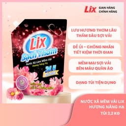 Thumbnail Combo nước giặt 3,2kg và nước xả 2,2kg hương nắng hạ lưu hương 24h N7403 + 17602 Lixco Việt Nam 1