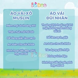 Thumbnail Áo Choàng Chống Nắng Xô Muslin IQKAO Cho Bé 0-3 Tuổi Kèm Kính Chống Bụi, Thoáng Mát, Đa Năng 4 Mùa (3-14kg) 1