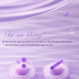 Thumbnail Máy Uốn Tóc Xoăn Công Nghệ Hàn Quốc Nanomax Xn-290, Chỉnh Nhiệt Chuẩn Salon Tóc , Chất Liệu Gốm Sứ - Hàng Chính Hãng 4