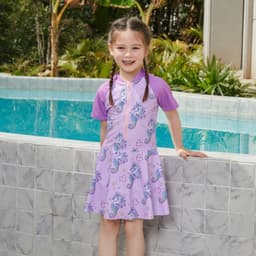 Thumbnail Váy bơi bé gái SKIDS đầm đi biển cho bé gái họa tiết đáng yêu cho trẻ 2 đến 10 tuổi 4