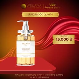 Thumbnail Sữa tắm dưỡng trắng da cánh hoa cúc vạn thọ Weilaiya cấp ẩm, sáng da hương thơm sang trọng 450ml 1