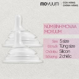 Thumbnail Núm bình Moyuum Natural Fit Mov.aa - Đủ size - Hộp 2 chiếc 1