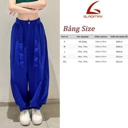 Thumbnail Quần Dáng Thụng Gladimax HR138 Lưng Chun Nữ Vải Gió 4 Túi, Dễ Dàng Vận Động Thời Trang Cá Tính 2025 4