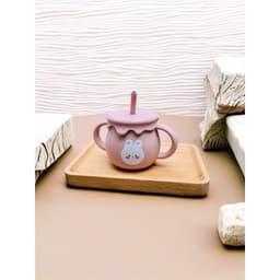 Thumbnail Cốc Tập Uống, Tập Hút Silicon Thực Phẩm 3 Giai đoạn KidsWorld Tặng Kèm Nắp Cho Bé 4