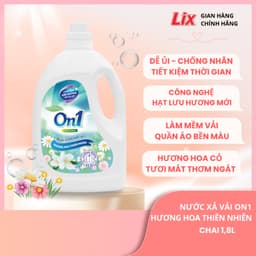 Thumbnail Nước xả vải ON1 hương hoa thiên nhiên 1,8L- 2.2L-3.2L, nước xả quần áo lưu hương trên sợi vải 3