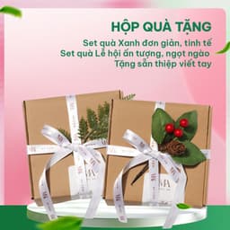 Thumbnail Hộp Quà Xanh Chất Liệu Giấy Kraft Thích Hợp Dùng Để Tặng Quà Người Thân, Tăng Sự Tinh Tế Và Tấm Lòng Của Người Gửi 1