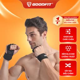Thumbnail Găng tay tập Gym kết hợp quấn cổ tay GoodFit GF207G chống chai tay, bảo vệ cổ tay 1