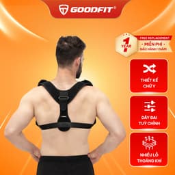 Thumbnail Đai chống gù lưng nữ, nam cao cấp GoodFit chất liệu bền, thoáng khí, định hình cột sống GF712P 1