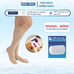 Thumbnail Vớ Y Khoa Cao Cấp Mỏng JOBST Opaque - Vớ Gối, Màu Da, Hở Ngón, Áp Lực 20-30mmHg, 2 Chiếc (Tất Y Khoa) 1
