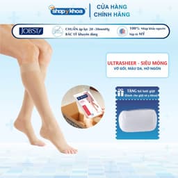Thumbnail Vớ Y Khoa JOBST Ultrasheer - Màu Da, Hở Ngón, Dòng Siêu Mỏng, Áp Lực 20-30mmHg, 2 Chiếc (Tất Y Khoa) 1