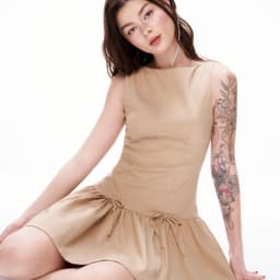 Thumbnail DOTTIE - Đầm sát nách nhún tùng - D0655 4
