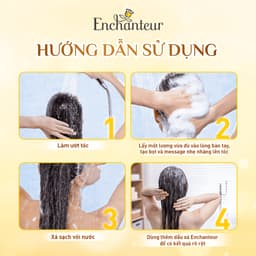 Thumbnail Dầu gội dưỡng tóc mượt thơm lâu ENCHANTEUR Charming Phục Hồi Sức Sống/Sensation Mượt Mà Óng Ả 650g 4