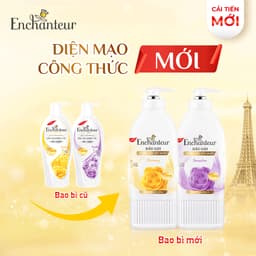 Thumbnail Combo Dầu gội Enchanteur dưỡng tóc mượt thơm lâu 600g và Dầu xả Phục Hồi Sức Sống 550g 3