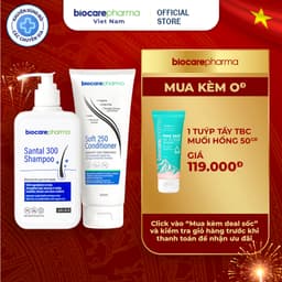 Thumbnail Combo dầu gội và dầu xả dành riêng cho tóc gàu nấm ngứa Biocarepharma. 1