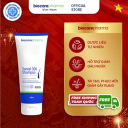 Thumbnail Dầu gội dược liệu BIO CARE PHARMA giảm gàu, nấm ngứa da đầu Santal 300 Shampoo 100ml 1