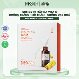 Thumbnail Combo 10 Mặt Nạ Serum x3 Dưỡng Trắng Mờ Thâm Neogen Real Vita C 22% Mask 28g 1