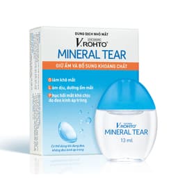 Thumbnail Nước nhỏ mắt giữ ẩm & bổ sung khoáng chất V.Rohto Mineral Tear 13ml 1