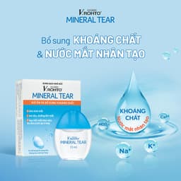 Thumbnail Nước nhỏ mắt giữ ẩm & bổ sung khoáng chất V.Rohto Mineral Tear 13ml 3