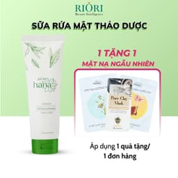 Thumbnail Sữa Rửa Mặt Thảo Mộc pH 5.5 RIORI HANA Herbal Cleanser 120g 1